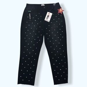 Simple Society Super High Rise Black Denim Jeans Sz 17/33